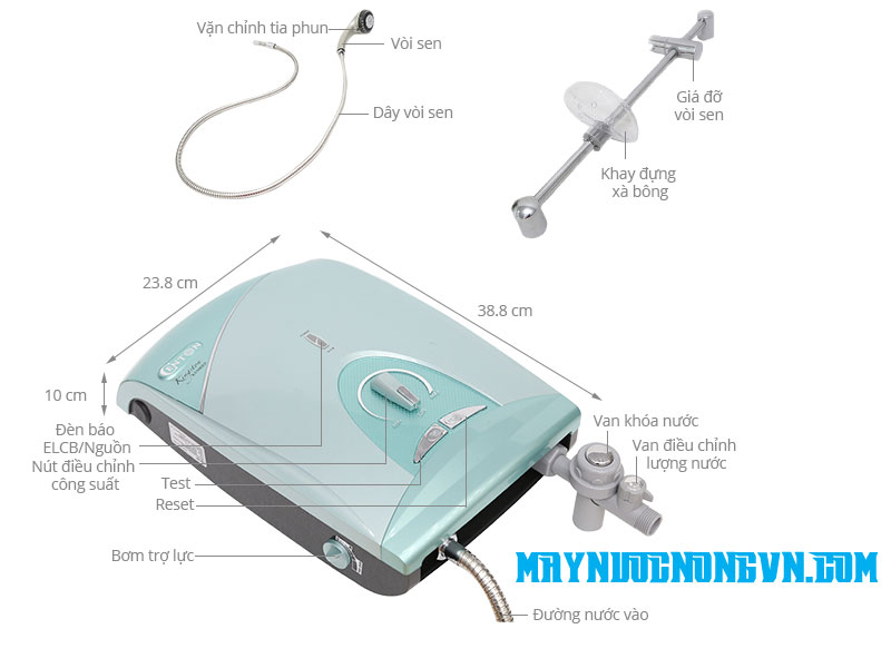 Máy nước nóng CENTON KS500EP SOLID